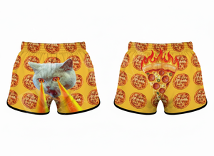 Shorts de boxe en polyester satiné respirant brodés pour hommes – Vente en gros par le fabricant d'équipements de combat Muay Thai - Product Image 6