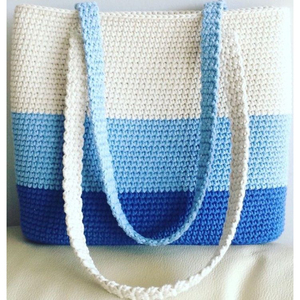 Bolso de Playa Moderno y Suave de Verano al por Mayor, Bolso de Hombro de Algodón Tejido a Rayas Caslon para Mujer, Bolso de Viaje Casual - Product Image 6