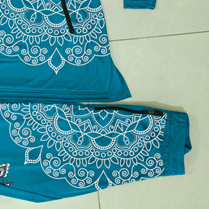 Traje de Baño Musulmán Personalizado para Mujer, Burkini Modesto de Cobertura Completa, Traje de Baño de Una Pieza en Spandex/Nylon, Corte Alto, Secado Rápido - Product Image 3