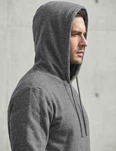 Sudadera con Capucha Oversize para Hombre, Gris Sólido, Algodón, Casual, con Bolsillos, Diseño para Otoño, Felpa de Algodón Grueso Personalizada - Product Image 5