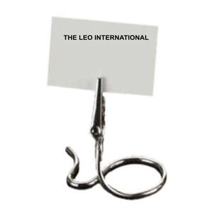 Modern Place <b>Card</b> Holder Stainless Steel Metal Desk <b>Card</b> Display Stand Office <b>Table</b> Storage for Hotel Home Decor - Product Image 3