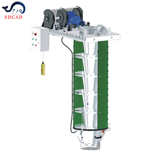 Buse de remplissage en vrac SDCAD, emballée en caisse en bois, avec longueur réglable pour la manutention en vrac - Product Image 3