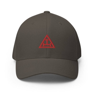 หมวกเบสบอลยูนิเซ็กส์ Royal Arch Chapter - งานปักพรีเมียมสีแดง Triple Tau - Product Image 3