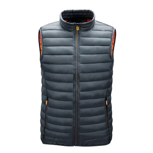 Chaleco Montane de Alta Calidad con Cierre, Acolchado, para Invierno, Talla Grande, con Cuello Alto y Logotipo Frontal - Product Image 1