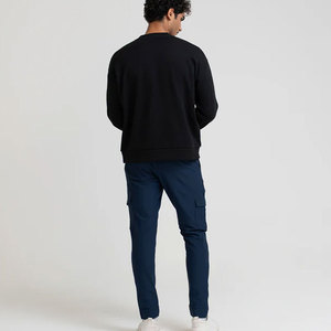 Sweat-shirt pour homme sur mesure de haute qualité et durable, en polaire solide, décontracté, pour l'hiver, séchage rapide, respirant, service OEM - Product Image 2