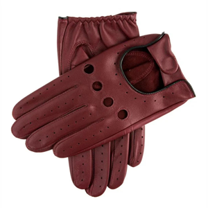 Leather Bike Wear Gloves Wrist Length Breathable Thermal Touchscreen Eco-Friendly Unlined Red Daily Use Spring Autumn Plain - Product Image 1