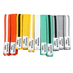 Cinturones de Karate Kyokushinkaikan de 4.5cm, Cinturones Negros de Artes Marciales para Taekwondo, Judo, Aikido, Jiu-Jitsu, con Bordado Personalizado, Spandex/Poliéster - Product Image 4