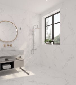 เวียดนามกระเบื้องพอร์ซเลนขัดเงาหินอ่อนสีขาวขนาด60x60 80x80กระเบื้องปูพื้นและผนังสำหรับห้องนั่งเล่น - Product Image 1