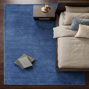 Alfombra Moderna de Color Índigo Sólido, Alfombra Suave y Afelpada de Estilo Minimalista, Alfombra Hecha a Mano de Lujo para Sala de Estar, Dormitorio, Decoración del Hogar - Product Image 1