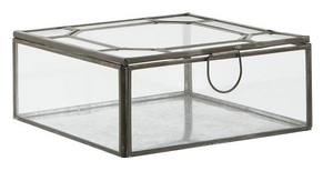Octagon Mirror <b>Glass</b> Jewelry <b>Boxes</b> for Home Office Wedding Decoration Elegant and Stylish - Product Image 4