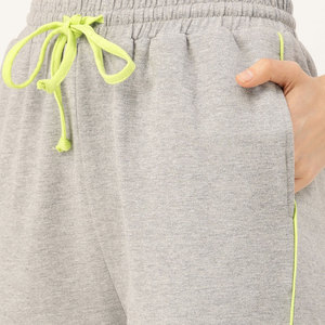 Solid Color Cotton/Polyester Fleece Hooded Tracksuit Full Sleeve Drawstring Closure Casual Wear Autumn Regular Fit Joggers - Product Image 4