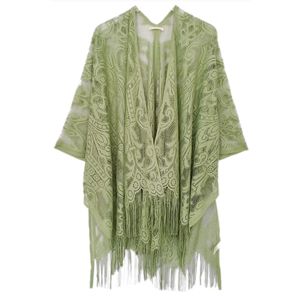 คอลเลกชันผ้าคลุมไหล่และผ้าพันคอแบบดั้งเดิมลายลูกไม้หรูหรา - Product Image 1