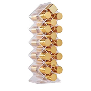 Organizador de exhibición de lápiz labial acrílico funcional Diseño elegante Almacenamiento eficiente Presentación elegante Colección de lápiz labial - Product Image 1