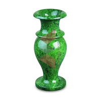 Vase à fleurs en onyx bleu, design simple, en matériau organique, style art populaire, fait main, portable, superbe, certifié ISO, logo personnalisé, meilleur prix