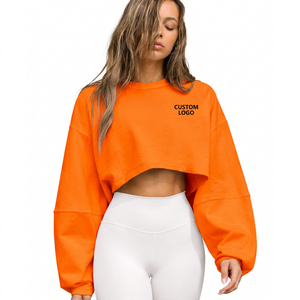 Ropa Deportiva Personalizada con Logotipo, Sudadera Corta para Yoga y Ejercicio, Ropa Deportiva para Mujer - Product Image 4