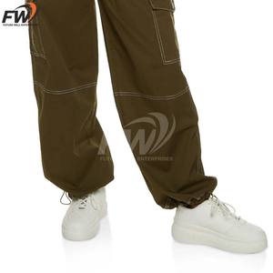 Pantalones Cargo de Cintura Alta para Hombre, Pantalones Jogger Cargo Casuales y Transpirables con Múltiples Bolsillos, Pantalones de Trabajo para Exteriores con Frente Plano - Product Image 3