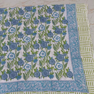 Wholesale Cotton Hand Block Print Leaf Indian Printed Beach <b>Wrap</b> Boho Stole Dupatta Soft Voile Fabric Summer Pareo <b>Sarong</b> Scarf - Product Image 1