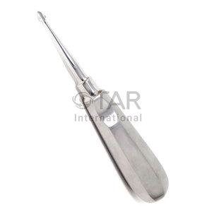 Elevador de Punta Curva Cóncava 63 de Acero Inoxidable, Instrumentos Médicos, Cirugía Dental, Instrumentos Quirúrgicos Bernard Spade - Product Image 2
