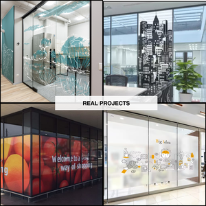 Custom UV Printed Clear Transparent Vinyl <b>Window</b> <b>Decal</b> Removable Glass Sticker for Storefront Advertising Decoration - Product Image 4