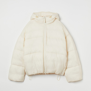 Miner Short Puffer <b>Jacket</b> For <b>Women</b> Drawstring Hem <b>Lightweight</b> Quilted Winter <b>Jacket</b> Full Zip Oversized Fit Warm Fashion <b>Jackets</b> - Product Image 1