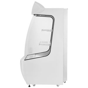 Espositore Refrigerato a 2 Livelli per Cucina Commerciale con LED e Barriera d'Aria - Ideale per Negozi e Asporto - Product Image 2