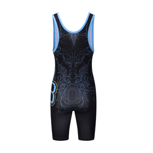 Combinaisons de lutte pour hommes, vêtements de sport, combinaison de lutte pour hommes, uniforme de lutte, vêtements de sport personnalisés, 100% polyester, impression personnalisée - Product Image 4