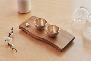 Ensemble de verres à soju coréens traditionnels NOBBAN en bronze forgé à la main (lot de 2) – Artisanat coréen authentique - Product Image 4