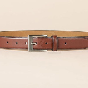 Cuir de vachette élégant pour homme, look classique moderne, ajustement réglable en acier, écologique, léger, pour tenue décontractée ou formelle - Product Image 6