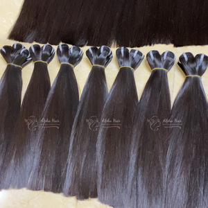 Extensions de cheveux humains lisses et soyeux de qualité supérieure, très demandées, en lots, cheveux vierges vietnamiens, perruque frontale HD en dentelle - Product Image 5