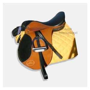 Selle de cheval de qualité supérieure en cuir Style de selle anglais avec ensemble de tapis de selle pour la vente en gros équestre - Product Image 2