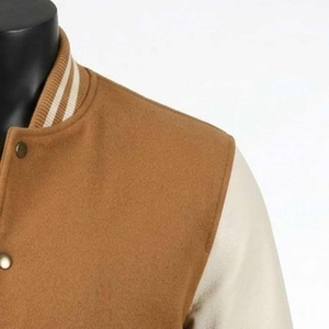 Custom Varsity <b>Jacket</b> Men Women Letterman <b>Jackets</b> Bulk Wholesale OEM Wool <b>Leather</b> Varsity <b>Jacket</b> Custom Embroidery Logo <b>Jackets</b> - Product Image 4