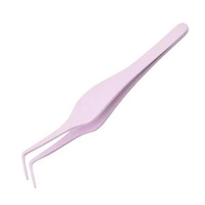 Pinzas de Plástico Rosa para Pestañas, Punta Suave, Herramienta de Precisión para Uso Estético - Product Image 5