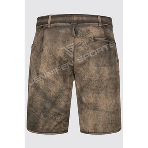 OKTOBERFEST <b>Men's</b> Bavarian Lederhosen Herren Deerskin <b>Brown</b> Leather Oktoberfest Leather <b>Short</b> - Product Image 6