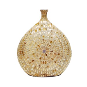 Eco Friendly Handmade Mother of Pearl <b>Decorative</b> <b>Vase</b> from Vietnam Factory - Product Image 2