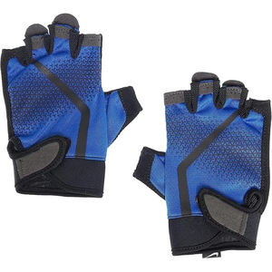 Guantes de Fitness de Microfibra con Absorción de Impactos para Mujer y Hombre, Medios Dedos, para Entrenamiento en Gimnasio, Antideslizantes, con Palma Acolchada, para Levantamiento de Pesas - Product Image 5