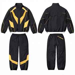 Chándal Deportivo Personalizado para Hombre con Capucha, Cortavientos, de Poliéster/Algodón, Corte Regular, Venta al Por Mayor OEM, Ligero y Sólido - Product Image 6