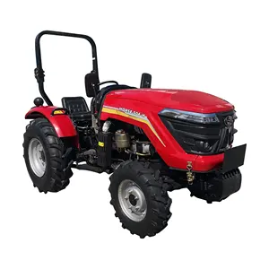 Epa motor ve ön yükleyici ile tarım makineleri parçaları tekerlekli traktör 4wd çiftlik traktörü