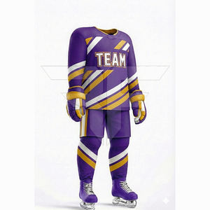 Conjunto de uniforme personalizado para equipo de hockey sobre hielo con logotipo y número para entrenamiento y partidos, uniforme profesional de hockey sobre hielo - Product Image 1