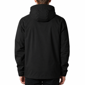 Chaqueta Cortavientos Impermeable Ligera Unisex Personalizada para Exteriores con Capucha y Tela de Nailon para Deportes - Product Image 5