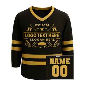 Nouveaux maillots de hockey sur glace, maillot d'équipe de hockey, maillot d'entraînement, nouveau style, maillot de hockey cousu à panneaux - Product Image 3