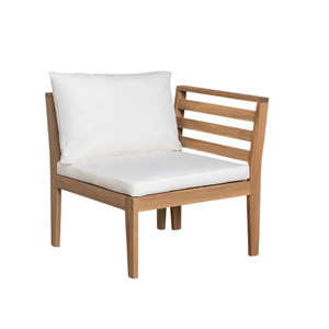 Ensemble de canapés modulaires 1, écologique, certifié FSC, en bois d'acacia, finition huile, moderne, confortable, durable, meubles de salon, utilisation intérieure et extérieure - Product Image 2
