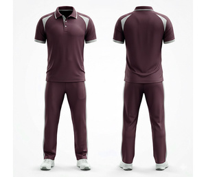 Customized <b>Cricket</b> Sportswear Uniform with Modern Design| Men Women Youth <b>Cricket</b> Wears Polo Shirt and Trouser Full Team - Product Image 6