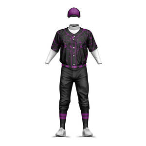 Uniforme de Béisbol Ligero de Secado Rápido para Equipos Deportivos con Logotipo Personalizado para Adultos en Todas las Tallas - Product Image 1