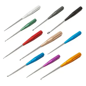 Cureta Quirúrgica Profesional Reutilizable de Acero Inoxidable con Mango Ergonómico para Cirugía General y Dermatología - Product Image 1