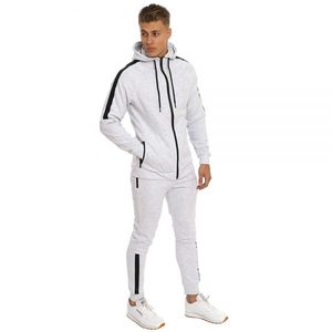 OEM Custom Applique Patch <b>Embroidery</b> Fleece Sporty Hooded Solid Jogger Tracksuits Sweatsuit Hoodie and Sweatpants <b>Set</b> for Unisex - Product Image 2