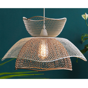 Prix abordable, dernier produit, design exclusif, lampe suspendue pour salon, décoration intérieure, design en maille métallique, forme personnalisée - Product Image 5