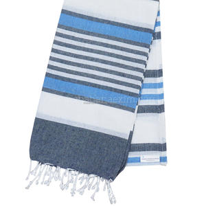 Exportar turco Fouta Hammam toallas de algodón tejido a mano con rayas perfecto para spa y hoteles boutique de la India - Product Image 4