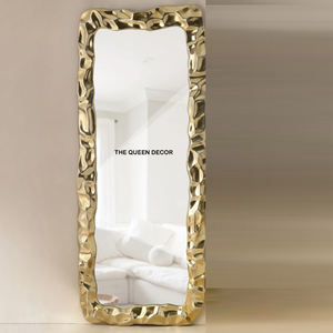 Espejo de Pared con Marco de Aluminio de Alta Calidad, Estilo Navideño, Precio de Fábrica, Marco Dorado para Hogar y Baño - Product Image 2