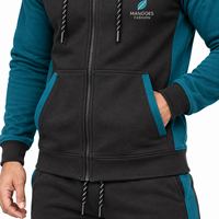 Ensemble de survêtement unisexe pour sports d'hiver, style streetwear, avec sweat à capuche respirant en polaire à manches longues et pantalon de jogging coupe régulière