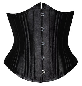 Corsé Gótico Underbust con 26 Varillas de Acero, Top Estilo Reloj de Arena Steampunk, Cinturón Reductor de Cintura, Moldeador Corporal de Cuero PU Ecológico - Product Image 5